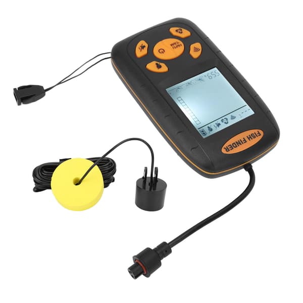 Fish Finder LCD-skærm Sonarsensor Håndholdt Bærbar til Kajak Båd Søfiskeri