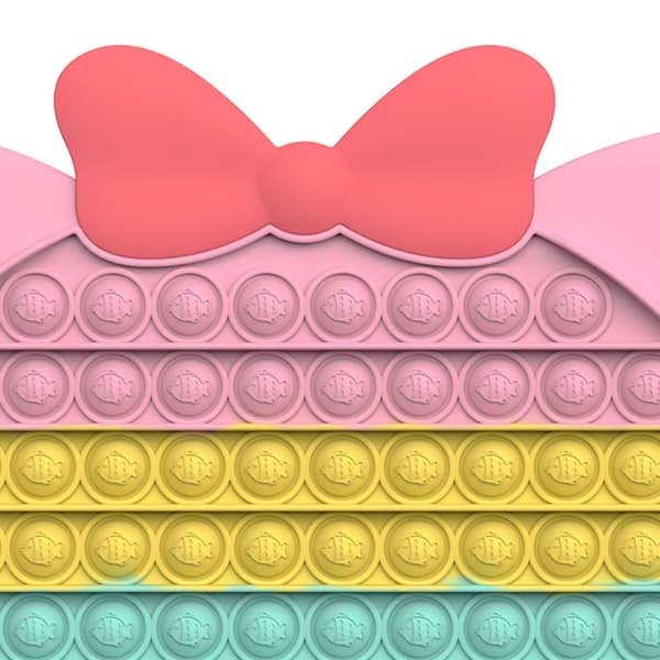 Push Bubble Sensorisk Leksak Silikon Pedagogisk Stressavlastare Spel Pressa Sensorisk Bräda Typ 3