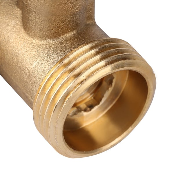 3/4 Tommer Messing 2-Vejs Ventil Splitter Slange Rør Tap Stik til Havevanding