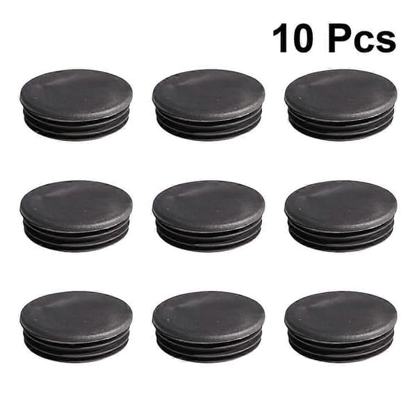 10 stk 60 mm rund plugg rørpropp plastrørblokk møbler innerplugg