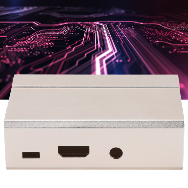 Aluminium Legering Kabinet Robust Chassis Box Beskyttelsesetui til Raspberry Pi 3. Generation