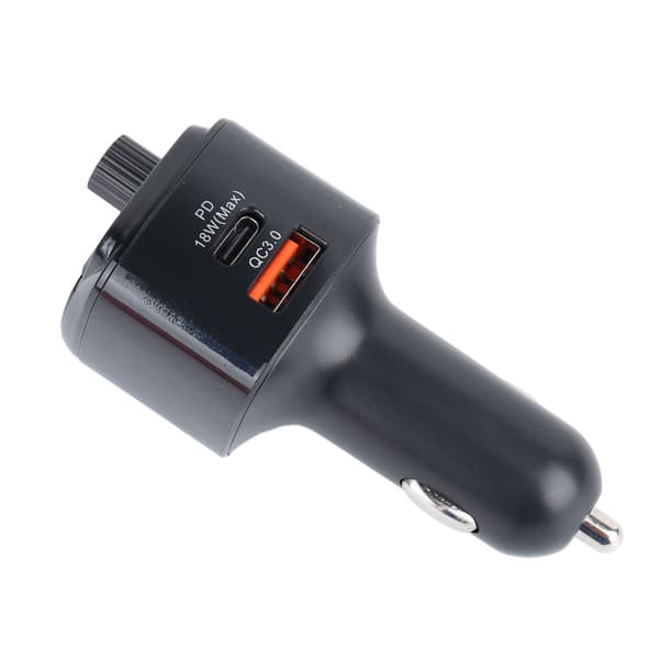 Bluetooth 5.0 FM-sender MP3-afspiller Dobbelt USB-biloplader