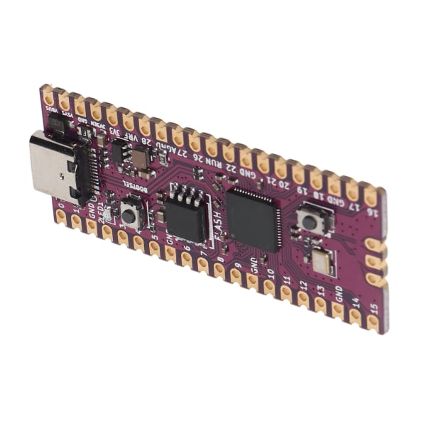 Mikrocontrollerkort Dual Core 264KB ARM Cortex M0+processor Lavt strømforbrug Fleksibelt mikrocontrollermodul til RPi