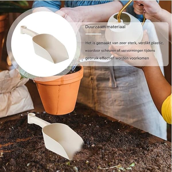 Garden Trowel - Planting Plastic Multi-spade Ergonomic Stainless Steel Deep Soil Hand Tool 28.5×7.5 cm_yu