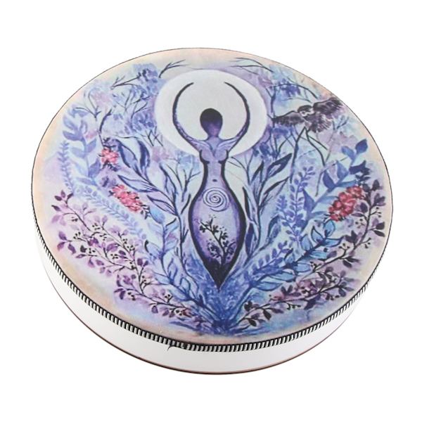 Shamantrumma Sibirisk Trumma Andetrumma Handgjord Shamantrumma med Trumstock Heminredning