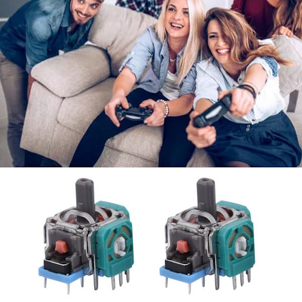 2 stk Analog Stick 3D Joystick Udskiftning til PS4 Controller