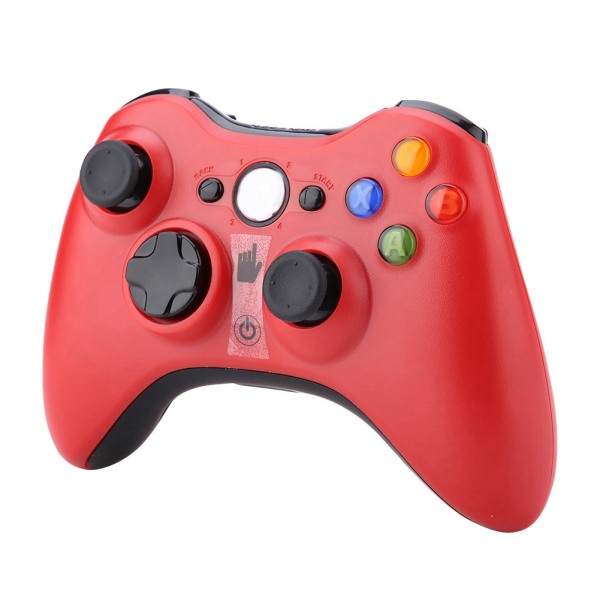 Trådløs controller til XBox 360 Game Controller Gamepad til XBox 360 til Win/XP/MAC (rød)