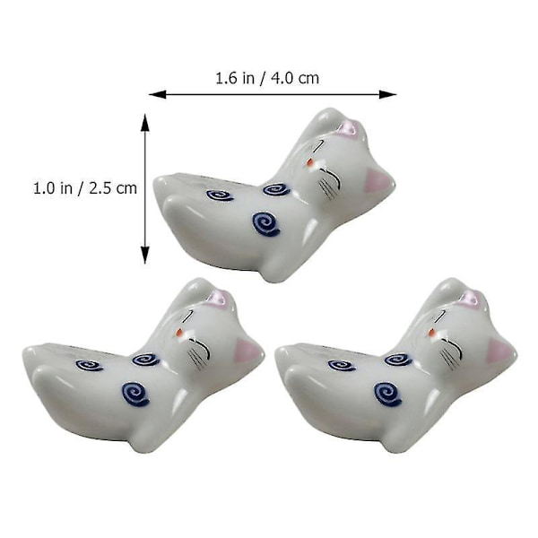 3 stk. spisepinnerholder