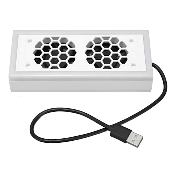 Spelkonsolkylare med Justerbar RGB-belysning, Dockningsstation med 2 Extra USB-portar för XBOX Series S