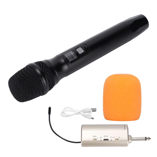 Trådlöst UHF-mikrofon handhållet mikrofonsystem för karaoke kyrkevenemang
