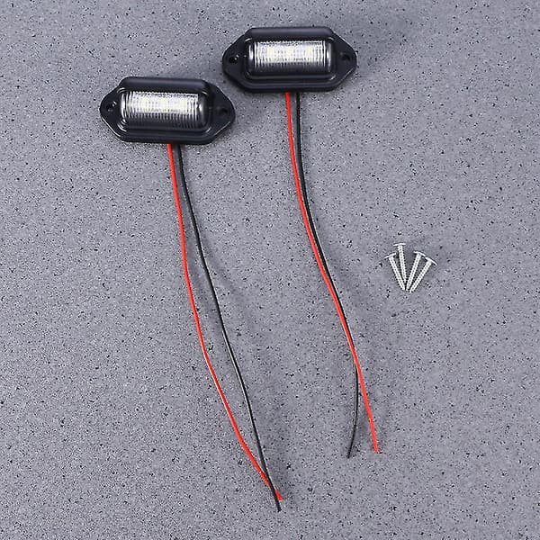 2 stk. LED-nummerpladelys