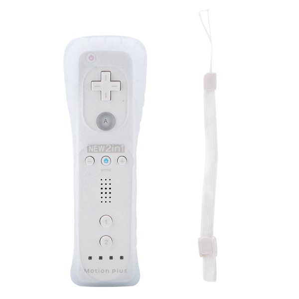 Somatosensorisk Game Handle Controller Gamepad Innebygd akselerator for Nintendo Wii WiiU (Hvit)