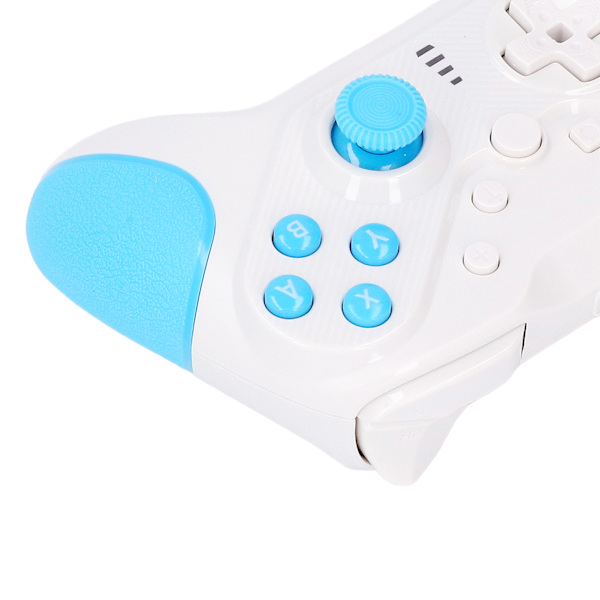 Trådløs Spilcontroller med 4 Programmerbare Knapper, 6-akset Sensor, USB-controller til Konsol, Pink Blå