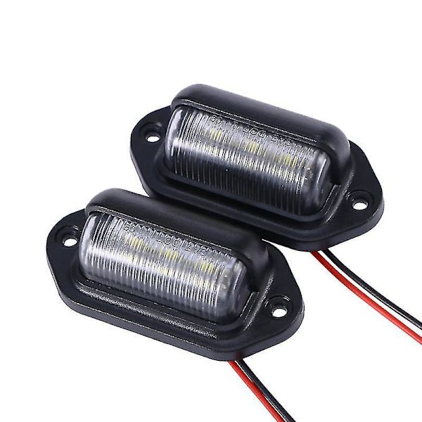 2 stk. LED-nummerpladelys