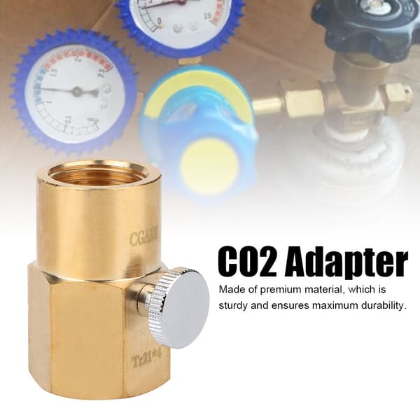 TR21-4 - CGA320 Messinki CO2 Soodapulloadapteri Täyttöventtiilin Liitin