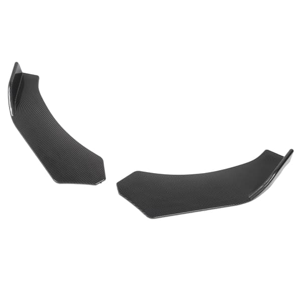 2 ST Universal Främre Stötfångare Läpp 57cm Kolfibermönster Splitterskydd för Bilar
