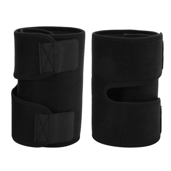 2ST Elastisk kompression Sport Benstöd Brace Wrap Protector Fitness AccessoryXL