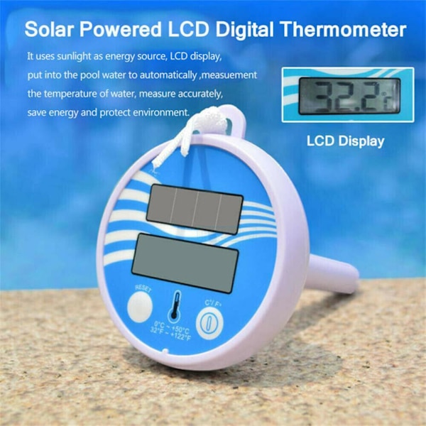 1 st solcellspooltermometer vit 1
