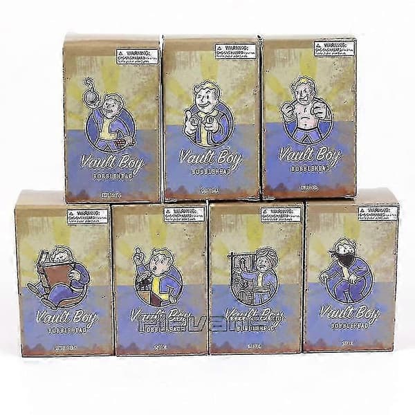 KinZon Fallout Vault Boy Bobble Head PVC Actionfigur - Samleobjekt Modell Leketøy Brinquedos C Speech