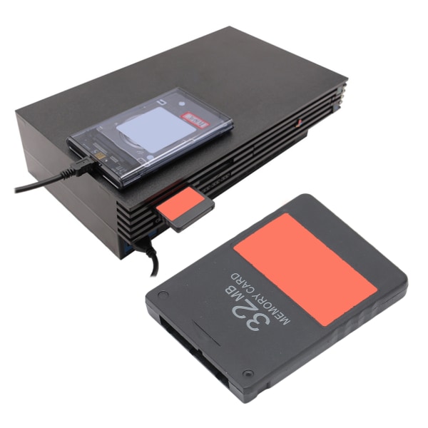 For PS2 32MB Spillminnekort Høyhastighet FMCB V1.966 Minnekort Støtte for PS1 og for PS2 Spill