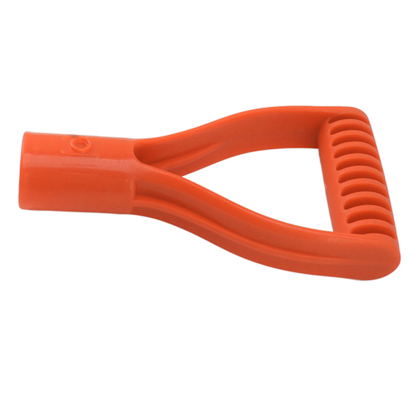 Spade-kahvan muovi 32 mm sisähalkaisijalla D-muotoinen kahva Lapiokahvan vaihto lumilapioon kaivamiseen haravointiin Oranssi