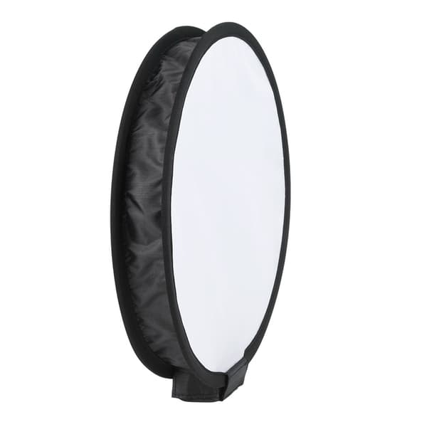 40CM Bærbar Sammenfoldelig Rund Speedlite Softbox Diffuser til Kamera Blitzlys