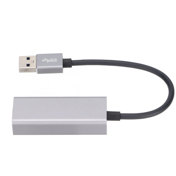 USB 3.0 Ethernet-adapter i aluminium, kablet Gigabit Ethernet-nettverksadapter, kompatibel med Switch, bærbare PC-er