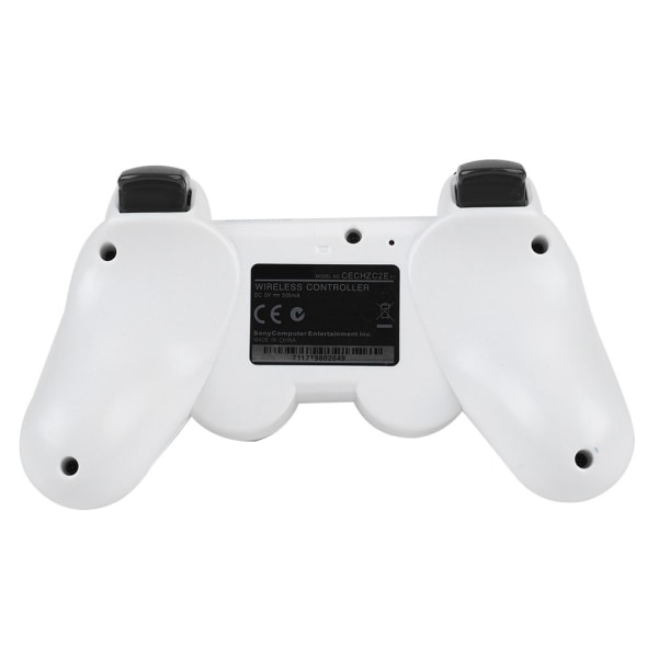Langaton Bluetooth -peliohjain Täysin varusteltu pelikahva PS3:lle (valkoinen)