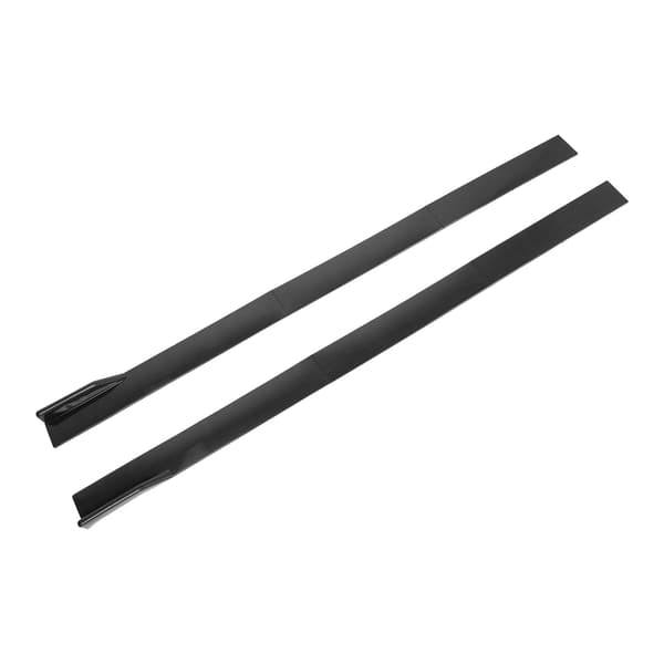 6 stk. Sideskørter til bil, kulfiber, 3 sektioner, winglets, diffusorer, universal pasform til Accord 2,2 m 7,2 ft