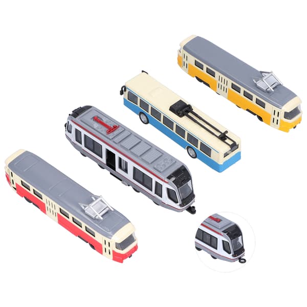 Højhastigheds Jernbanebus Træk Tilbage Køretøj Samling Model Legetøj til Børn D Gruppe