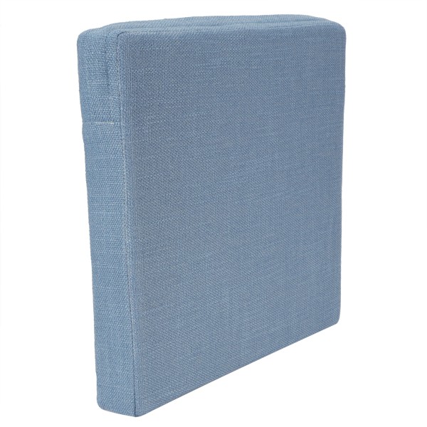 Hjemme-Yoga Matte Kvadratisk Myk Gulv Pute Avtakbar Vaskbar Meditasjonsmatte Pute Blå 40 x 6cm (L x B x H)