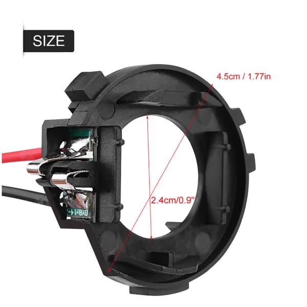 1 pari H7 LED-ajovalopolttimoiden sovitinpidike MK7:lle