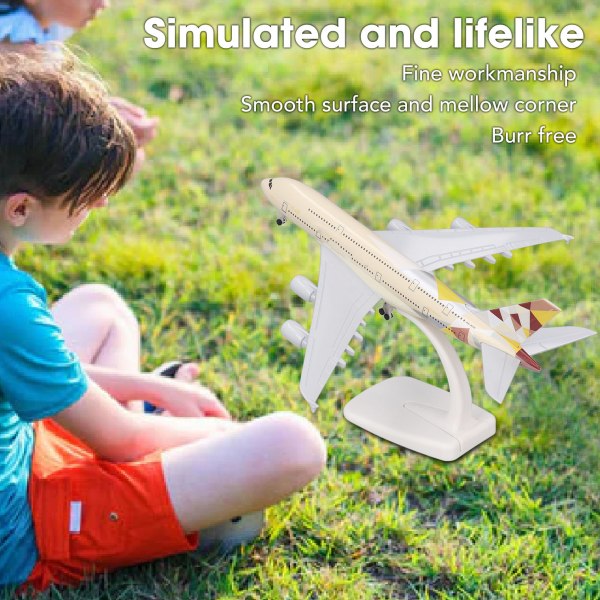 Simuloitu metalliseos matkustajalentokonemalli lelumalli paineistettu lentokonemalli Koriste lapsille aikuisille 7,9 tuumaa