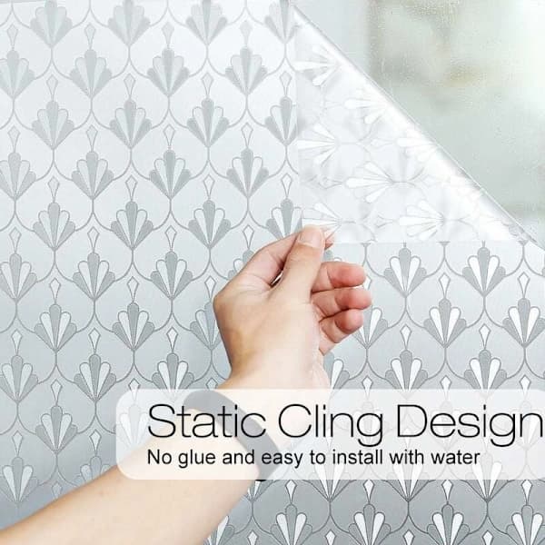 Static Cling Window Film, Privacy Blackout Reusable