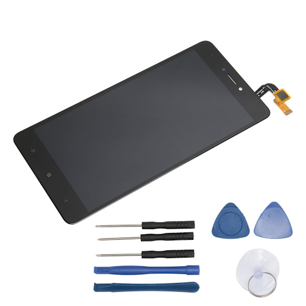 Redmi Note4X LCD-skærm Digitizer Samling Udskiftning Display Sort
