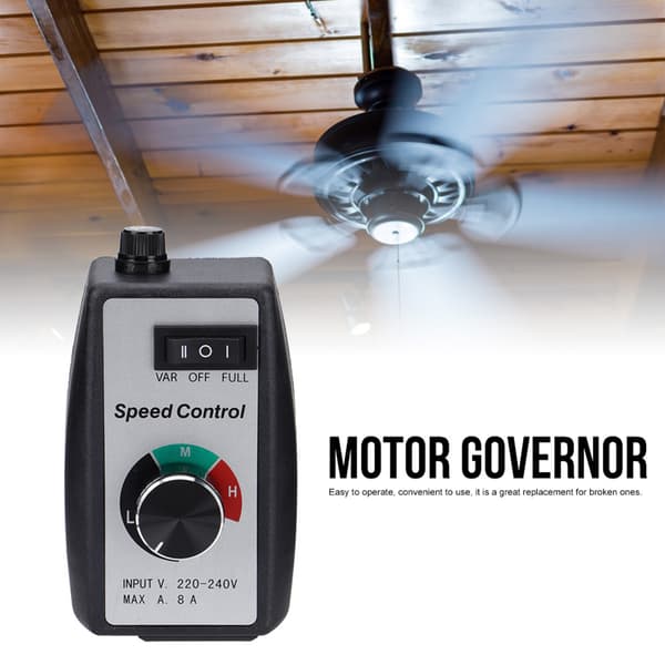 Universal elektronisk hastighedsregulator til motorblæserkanalventilator EU 230V