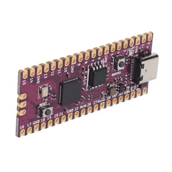 Mikrocontrollerkort Dual Core 264KB ARM Cortex M0+processor Lavt strømforbrug Fleksibelt mikrocontrollermodul til RPi