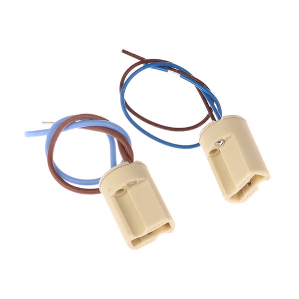 [BT02]6st/pakke G9 Lampefatning Keramisk Stik til LED Halogen 2(Silicone wire)