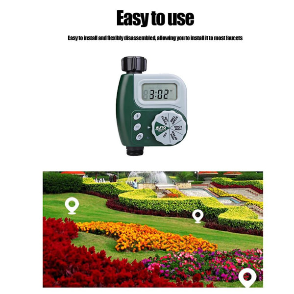 Automatisk Vandingstimer Have Sprinkler Timer Elektronisk Slange Vand Timer til Hjemmehave
