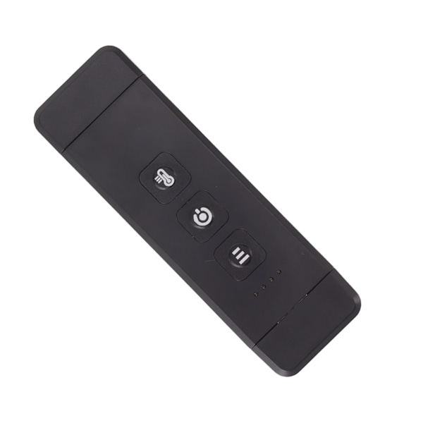 Ultratynd USB-opladelig Klips-på-boglampe: 3 Lysstyrkeindstillinger, Alsidig Mini Læselampe i Sort