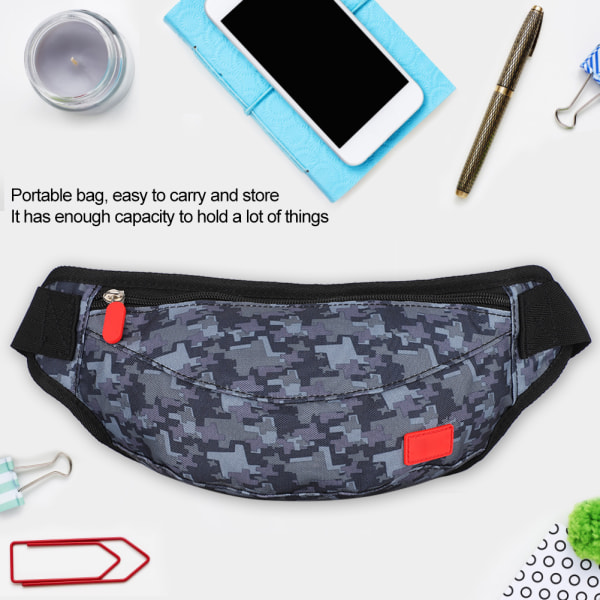 Cloth Camouflage Messenger-förvaringsväska med enkel axel Bärbar Pack för Switch Lite HostCamouflag Blue
