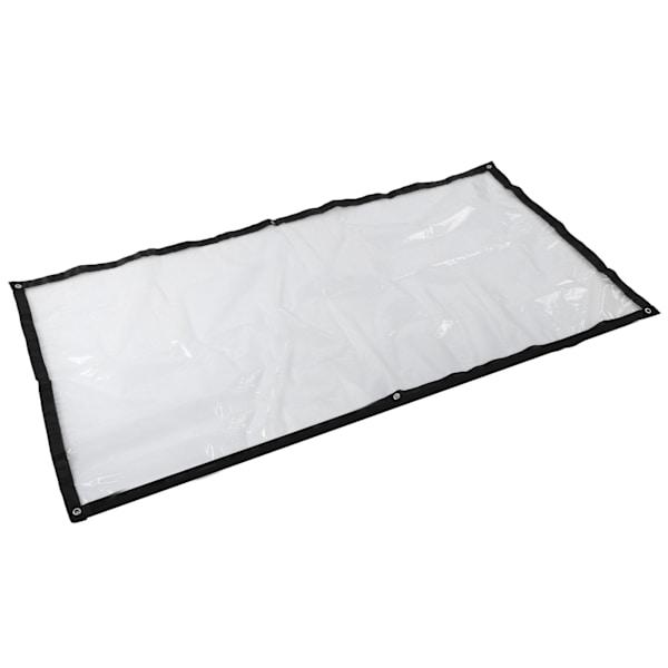 1mx2m Regnseil Transparent Dekk Solseil Hage Bonsai Sukkulenter Planter Dekk Ly