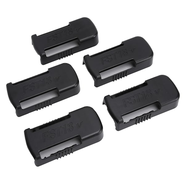 5 st Batterihållare Fodral Batterifäste Cellbox för Festool 18V Batteri Elverktyg