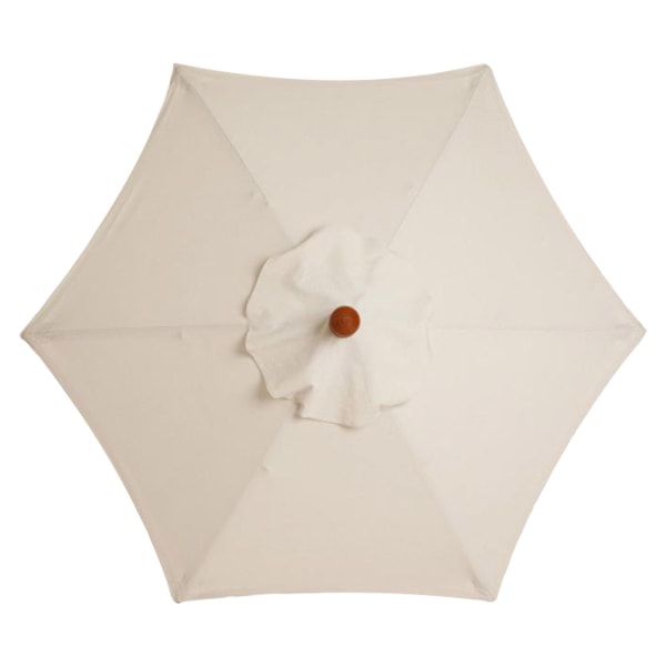 3m 6 rib ulkoaurinkovarjo aurinkovarjo sisäpihan sateenvarjo (vain sateenvarjokangas, beige)