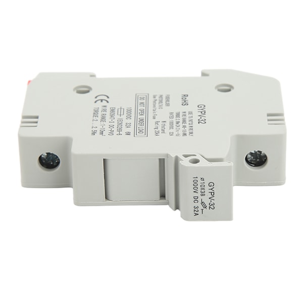 Mini Sikringsholder 1P 32A Flammehæmmende PC-base til 1000VDC Solenergiproduktionssystemer