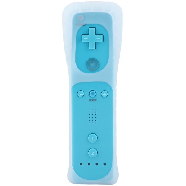 Game Handle Controller Gamepad med analog joystick för WiiU/Wii-konsol (blå)- W