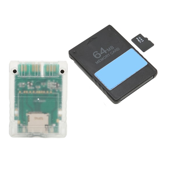 Konsolin kortinlukija Plug and Play ammattimainen kortinlukijan sovitin muistikortilla 128G 64MB FMCBV1.966 PS2 Thickille