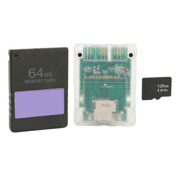 Konsolin kortinlukija Plug and Play ammattimainen kortinlukijan sovitin muistikortilla 128G 64MB FMCBV1.966 PS2 Thinille
