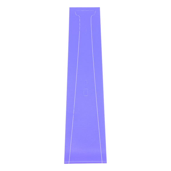 Midtskin for PS5-konsollen, integrert, ripebestandig, midtre strimmelklistremerke for PS5 Digital Edition, lilla