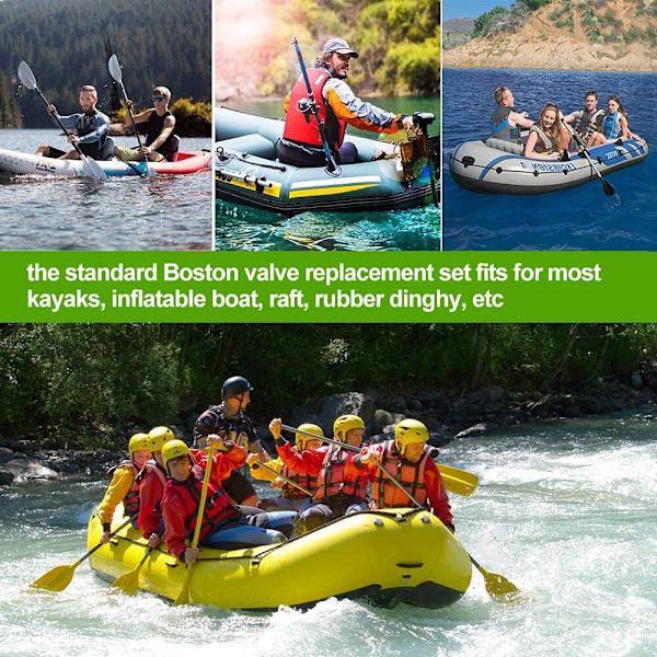 4pcs Inflatable Air Valve Replacement for Inflatable Inflatable Boat Kayak Canoe - kayaking equipment Accessories and maintenance - Boston Valve Unive